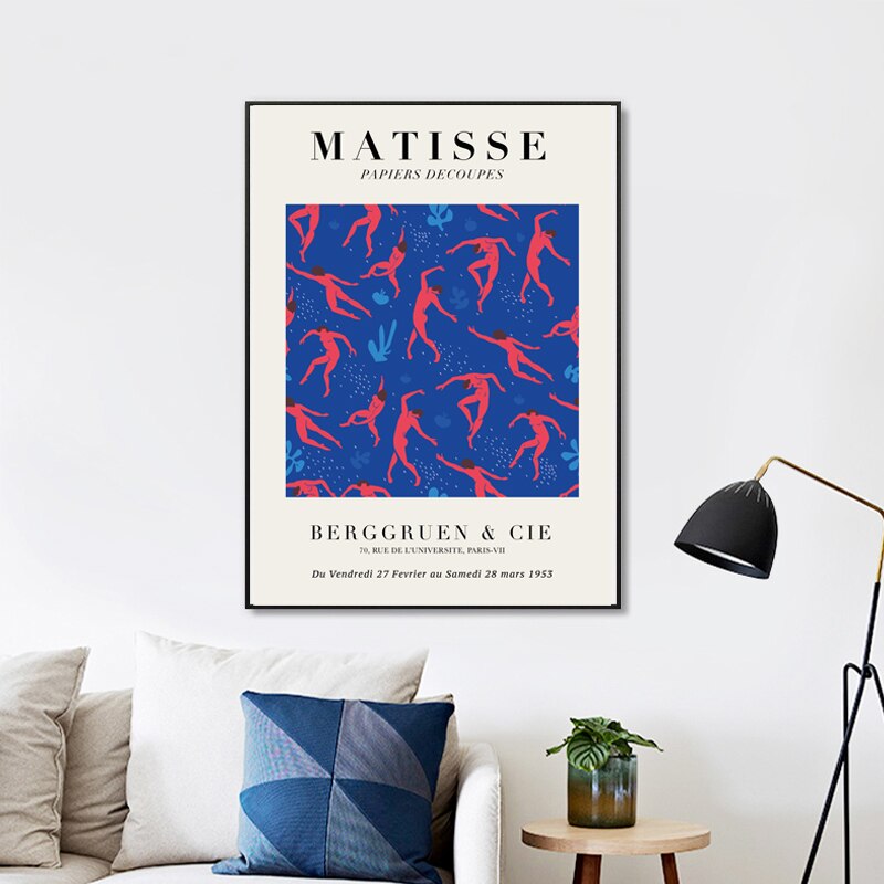 Henri Matisse Kunstwerk Ausstellung Poster Druck Galerie Leinwand Wandkunst 