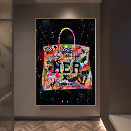 Hermes Birkin Bag Poster: Exquisite Wall Art-ChandeliersDecor