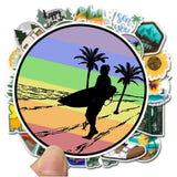 Hiking Camping Stickers Pack: Explore the Outdoors-ChandeliersDecor