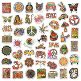 Hippie Stickers Pack: Express your free-spirited style-ChandeliersDecor