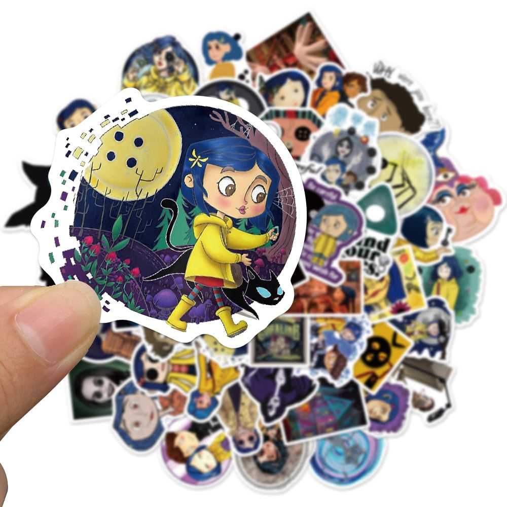 Horror Movie Coraline and the Secret Door Stickers Pack-ChandeliersDecor