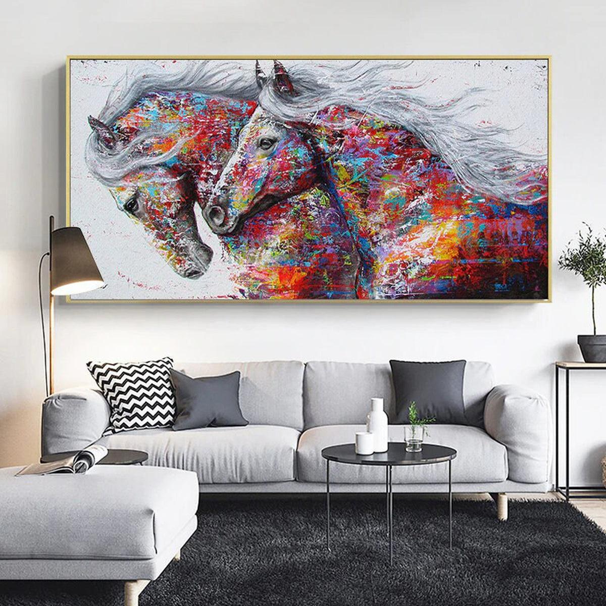 Horses Canvas Art Captivating Equestrian Beauty