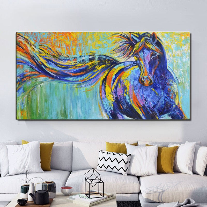 Horses Canvas Art: Captivating Equestrian Beauty-ChandeliersDecor