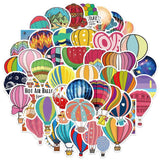 Hot Air Balloon Stickers Pack - Vibrant Designs-ChandeliersDecor