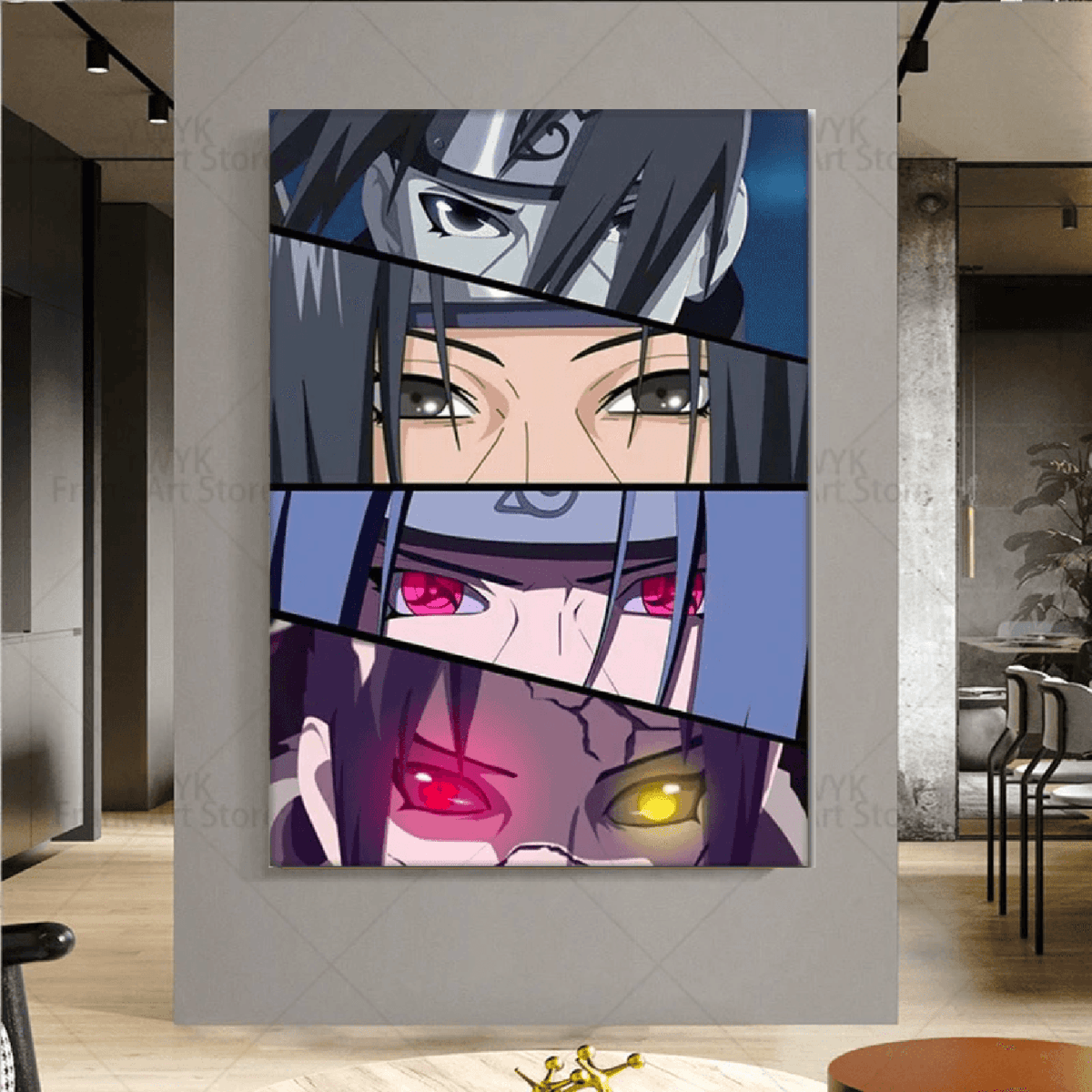 Hunter x Hunter Anime Character Eyes Canvas Wall Art