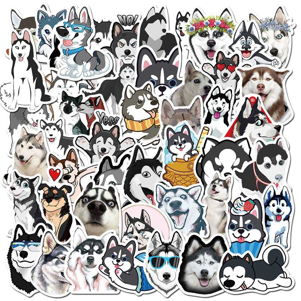 Husky Waterproof Stickers: Durable and Reliable-ChandeliersDecor