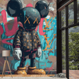 Hyper Beat KAWS LV Wallpaper Mural-ChandeliersDecor.com