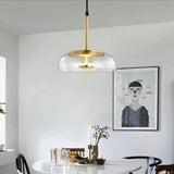 Illuminate Your Space with LED Glass Bowl Pendant-ChandeliersDecor