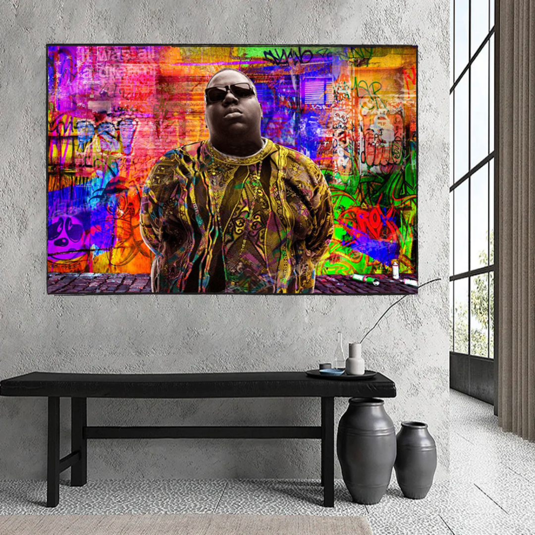 Illuminating Biggie Smalls Poster - Authentic & Vibrant-ChandeliersDecor