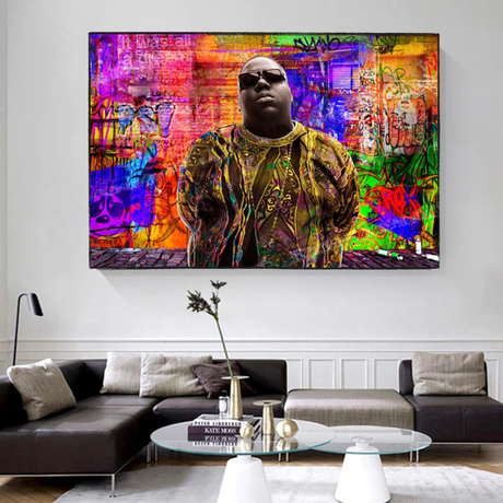 Illuminating Biggie Smalls Poster - Authentic & Vibrant-ChandeliersDecor