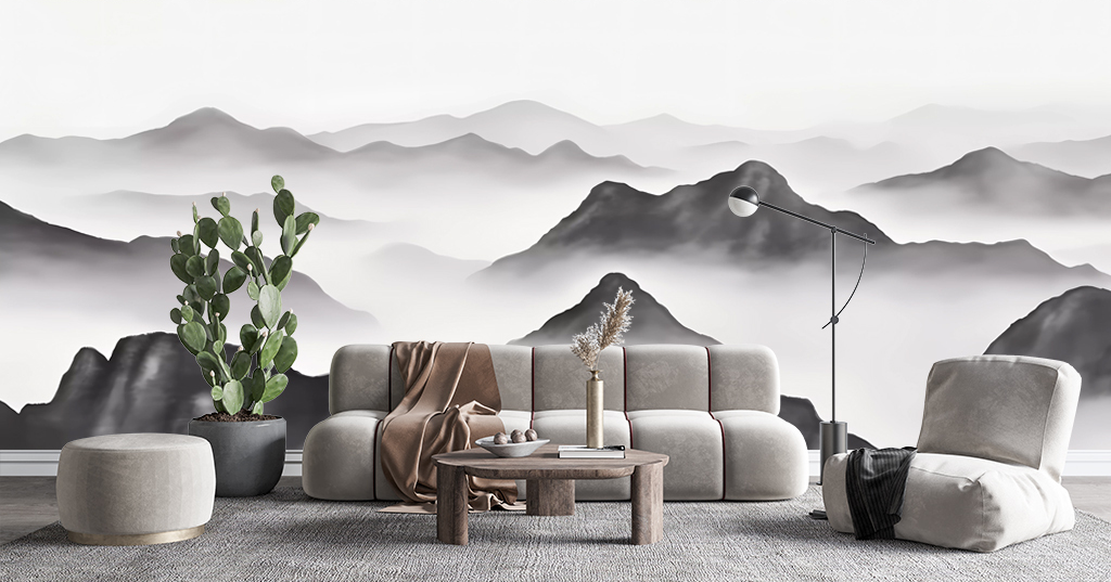 In Mountains Wallpaper Murals - Transform Your Space-ChandeliersDecor