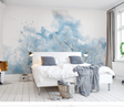 In the blue Tree Wallpaper Murals-ChandeliersDecor