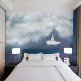 In the Clouds Wallpaper - Dreamy & Tranquil Wall Decoration-ChandeliersDecor