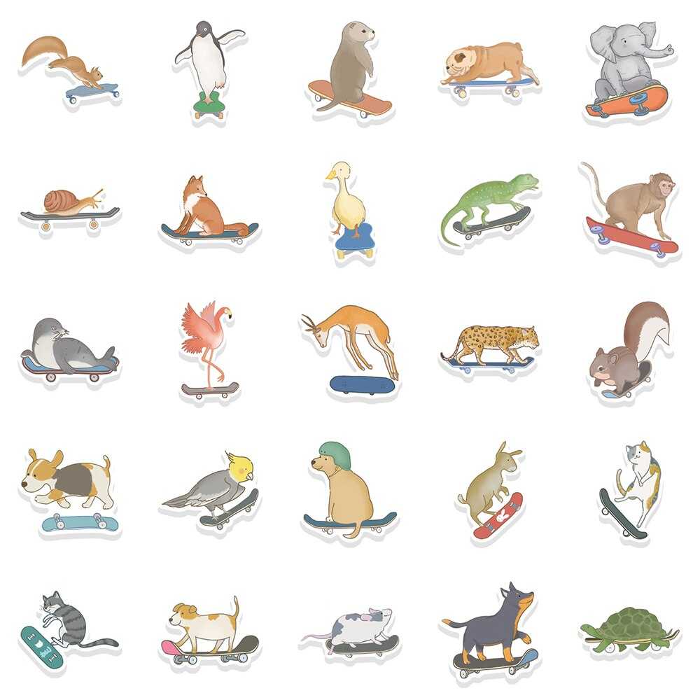 Ink Animal Stickers Pack-ChandeliersDecor