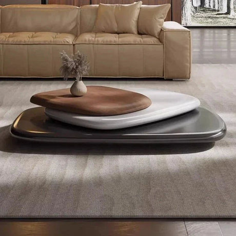 Italian Design Pebbles Rotating Coffee Table-ChandeliersDecor