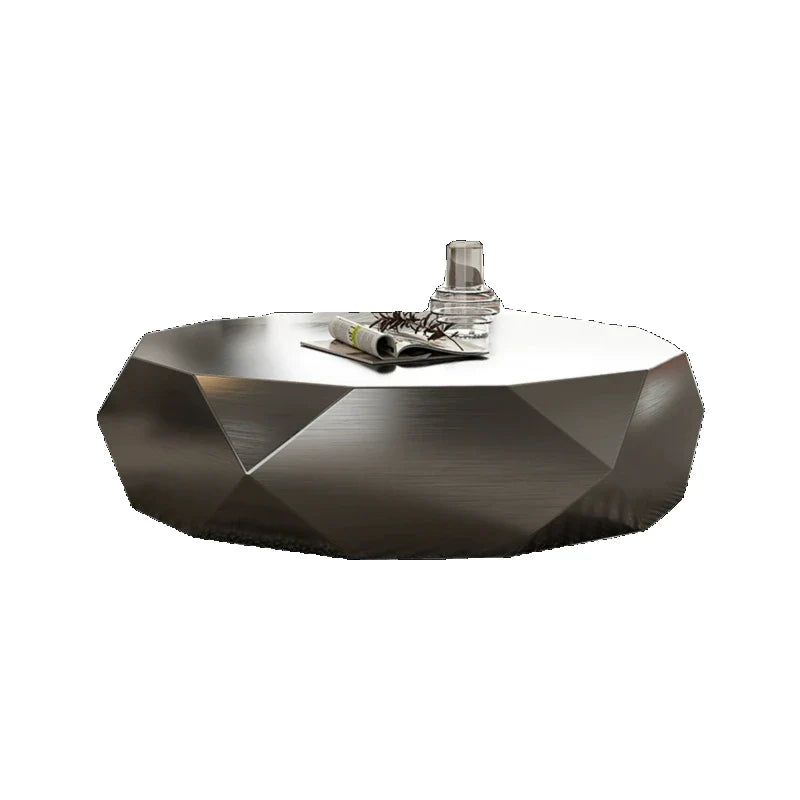 Italian Designer Auxiliar Metal Coffee Table-ChandeliersDecor