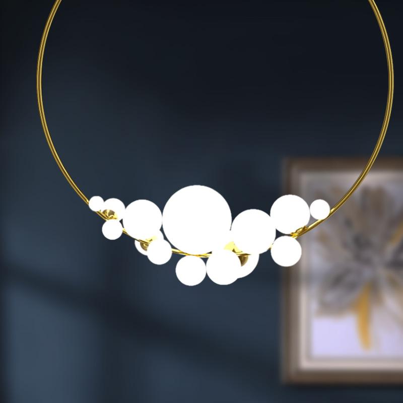 Italian Designer Ring Lighting - Exquisite Elegant Design-ChandeliersDecor
