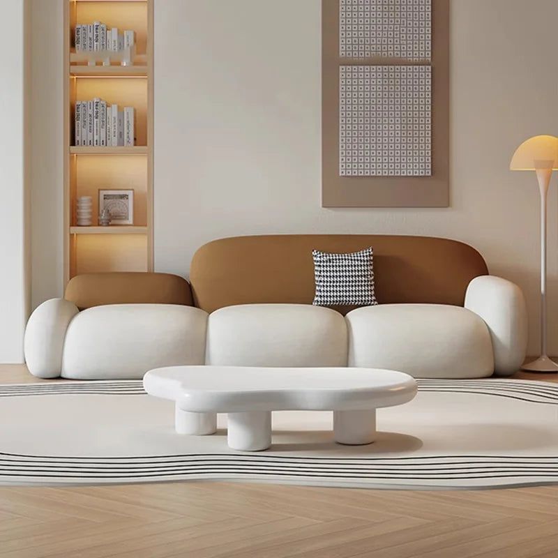 Italian Designer Sectional Sofa Set-ChandeliersDecor