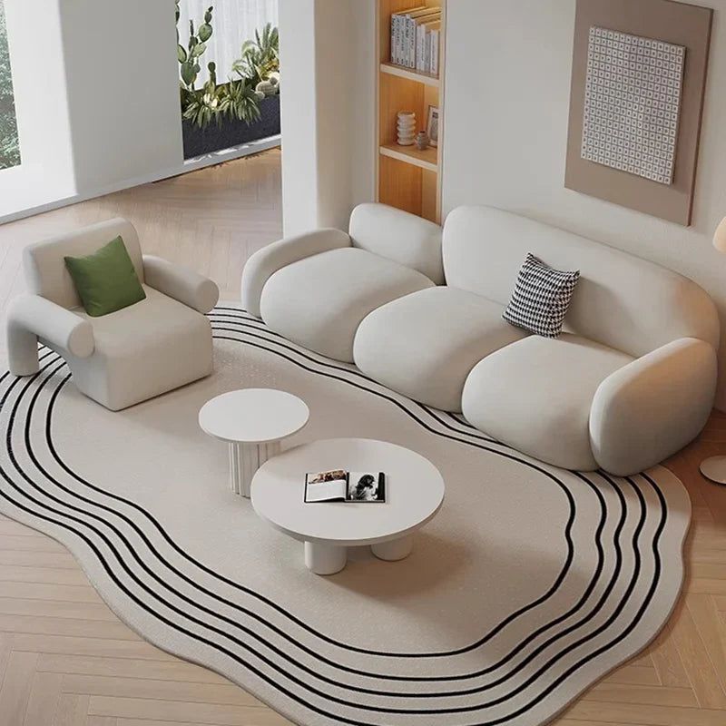 Italian Designer Sectional Sofa Set-ChandeliersDecor