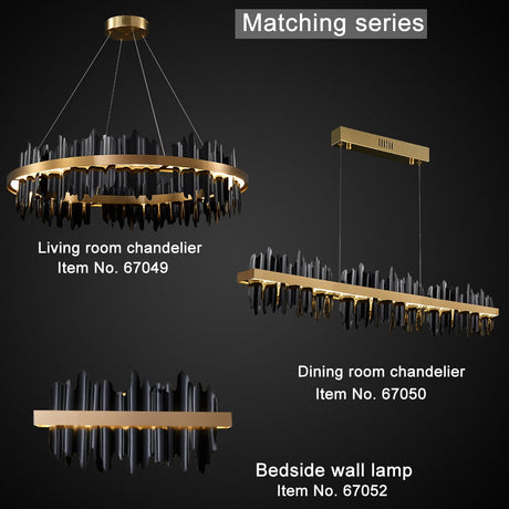 Italian Ring LED Chandelier With Remote Control-ChandeliersDecor