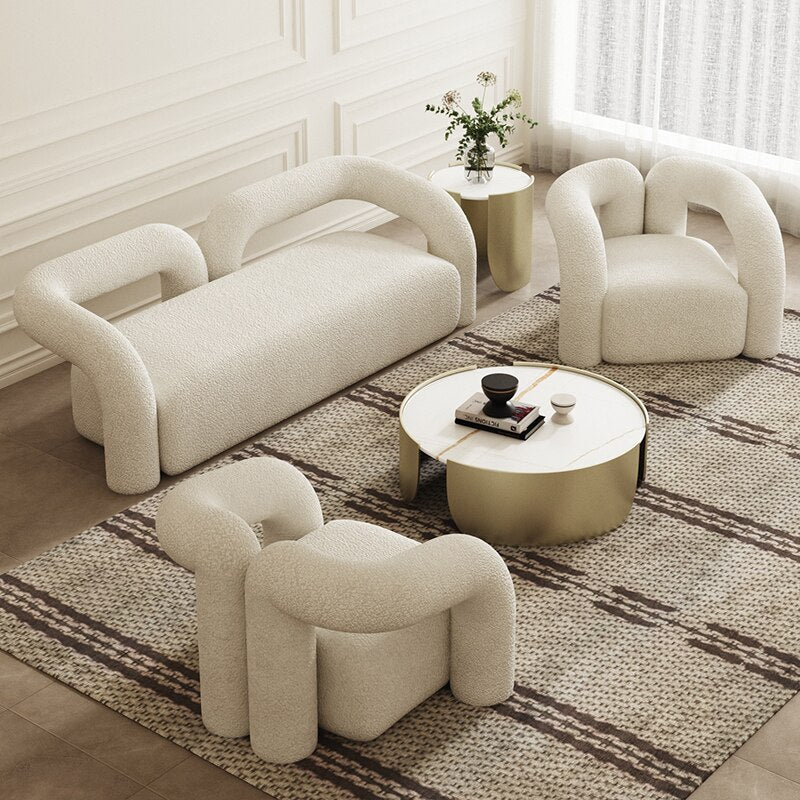 Italiano Minimalist Sofa Set: Elegant and Modern Furniture-ChandeliersDecor