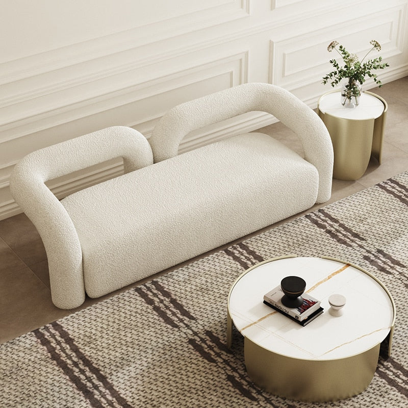 Ensemble de canapé minimaliste Italiano : mobilier élégant et moderne