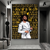 J Cole Singer Canvas Wall Art: Exceptional Depiction-ChandeliersDecor