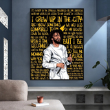 J Cole Singer Canvas Wall Art: Exceptional Depiction-ChandeliersDecor