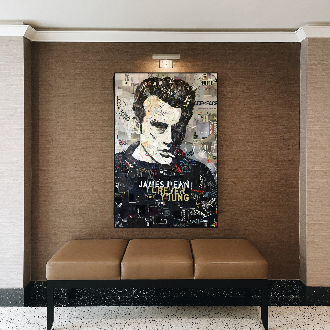 James Byron DeanMovie Star Canvas Wall Art-ChandeliersDecor