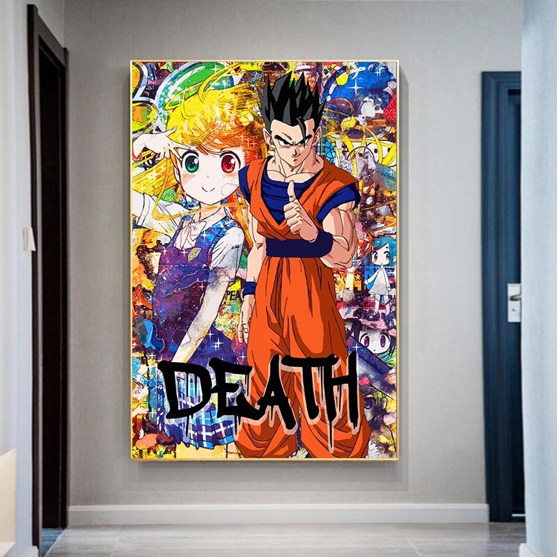 Japanese Anime Canvas Wall Art: Vibrant & Authentic Designs-ChandeliersDecor