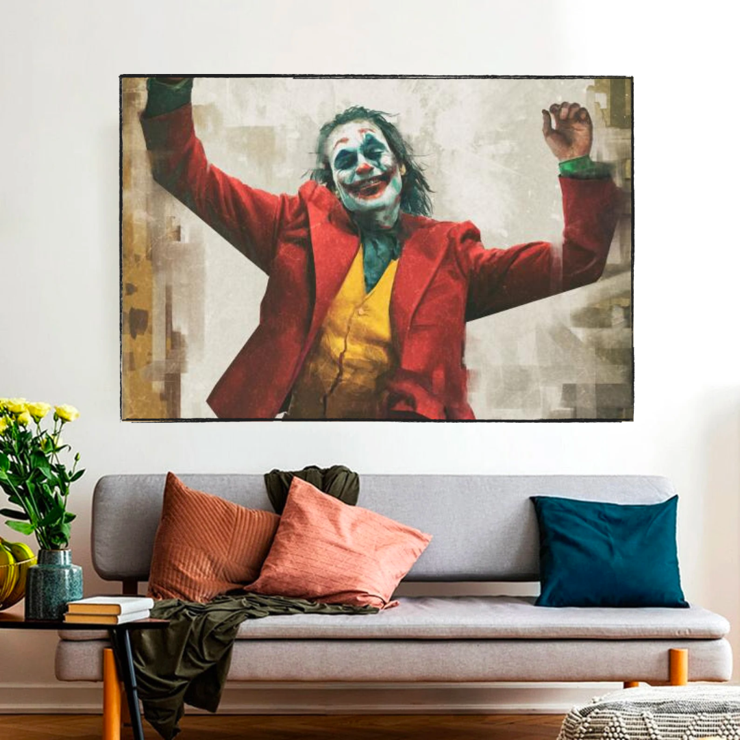 Joker Movie Canvas Wall Art - Exquisite Décor for Fans-ChandeliersDecor