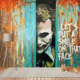 Joker Smile Wallpaper Mural – Wall Decor-ChandeliersDecor.com