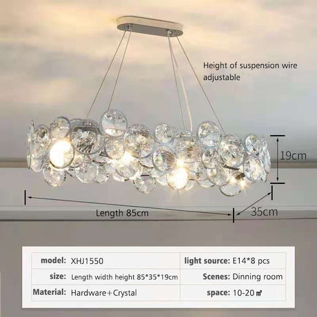 K9 Crystal Chandelier - Dazzling Elegance for Your Space-ChandeliersDecor