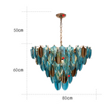 K9 Crystal Leaf Chandelier: Exquisite Lighting Fixture-ChandeliersDecor