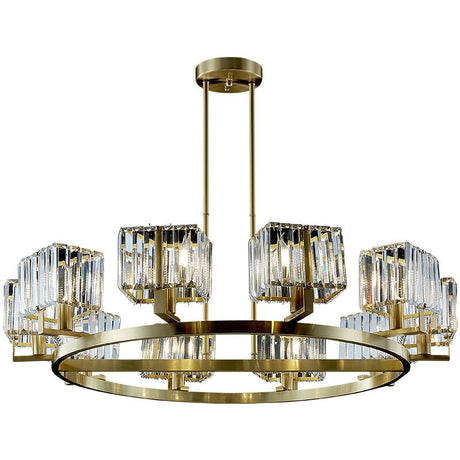 K9 Crystal Pendants Chandelier - Illuminate with Elegance-ChandeliersDecor