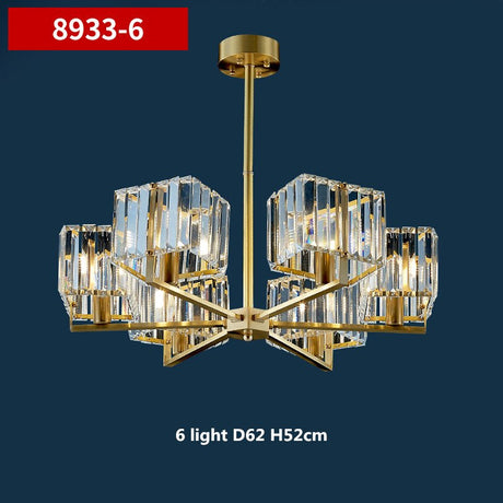 K9 Crystal Pendants Chandelier - Illuminate with Elegance-ChandeliersDecor