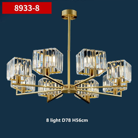 K9 Crystal Pendants Chandelier - Illuminate with Elegance-ChandeliersDecor