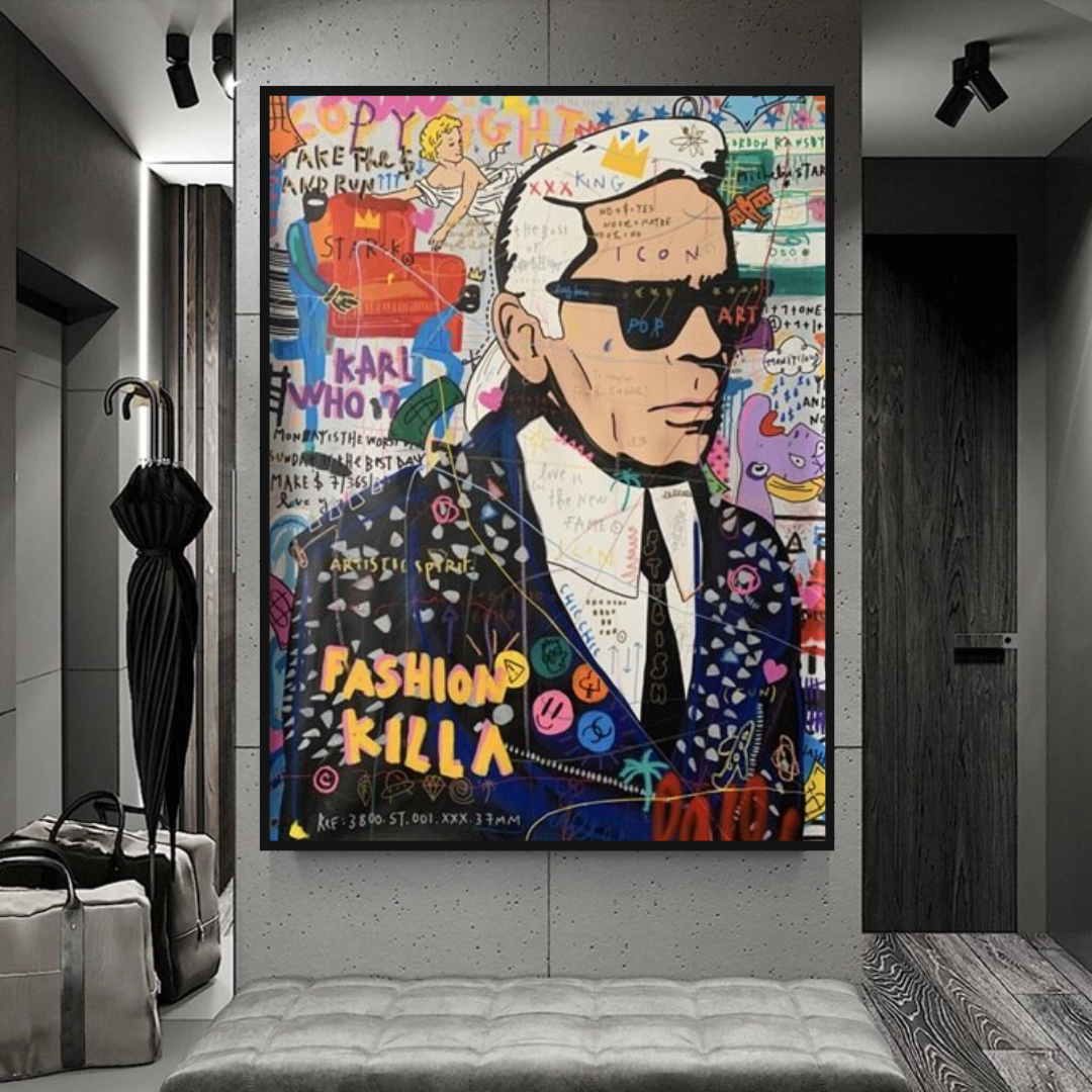 Karl Lagerfeld Master Canvas Wall Art-ChandeliersDecor