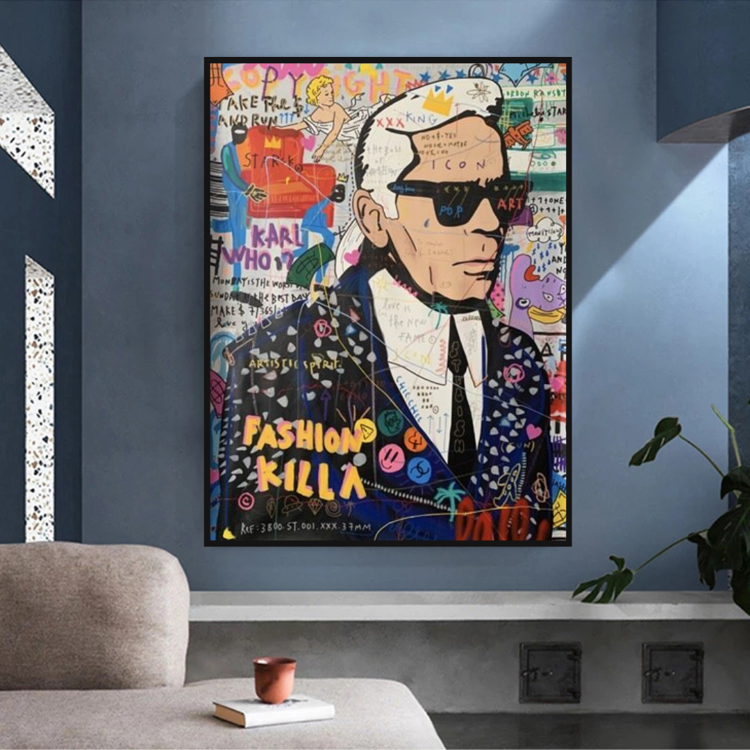 Karl Lagerfeld Master Canvas Wall Art-ChandeliersDecor