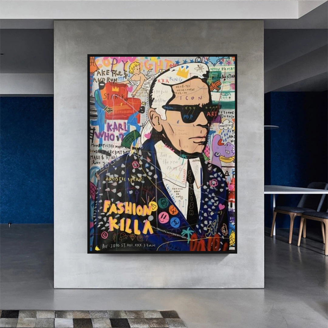 Karl Lagerfeld Master Canvas Wall Art-ChandeliersDecor