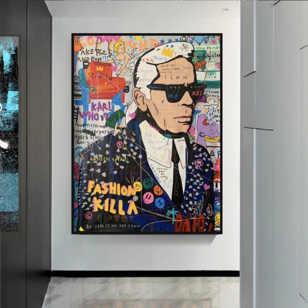 Karl Lagerfeld Master Canvas Wall Art-ChandeliersDecor