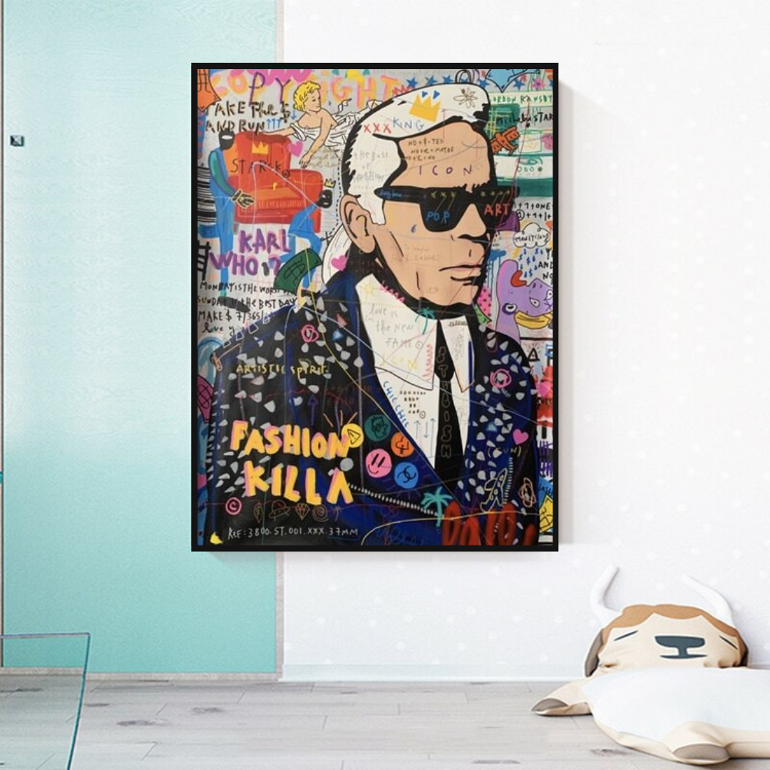 Karl Lagerfeld Master Canvas Wall Art-ChandeliersDecor