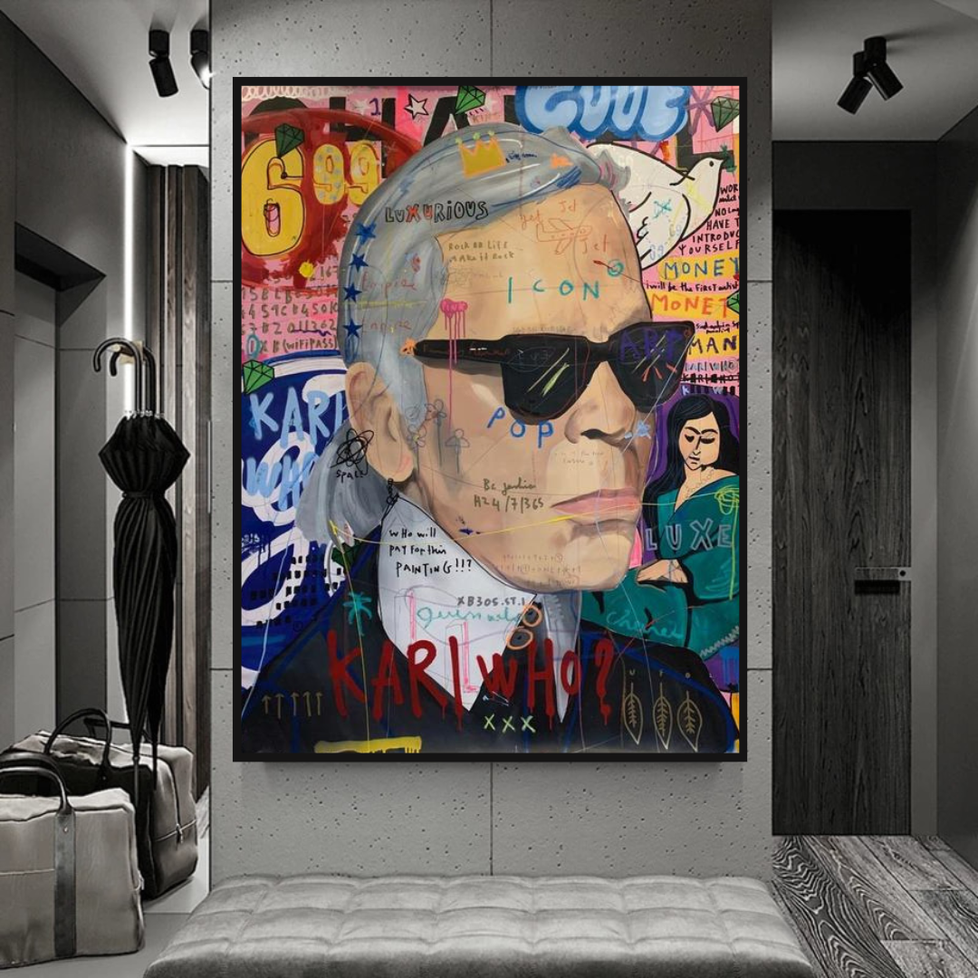 Karl Lagerfeld Poster: Exclusive Design and Style-ChandeliersDecor