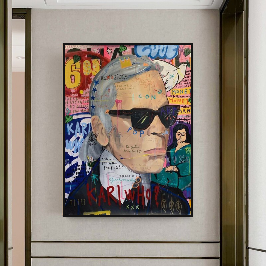 Karl Lagerfeld Poster: Exclusive Design and Style-ChandeliersDecor