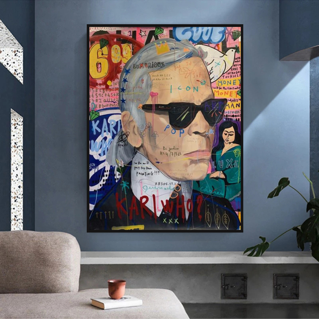 Karl Lagerfeld Poster: Exclusive Design and Style-ChandeliersDecor