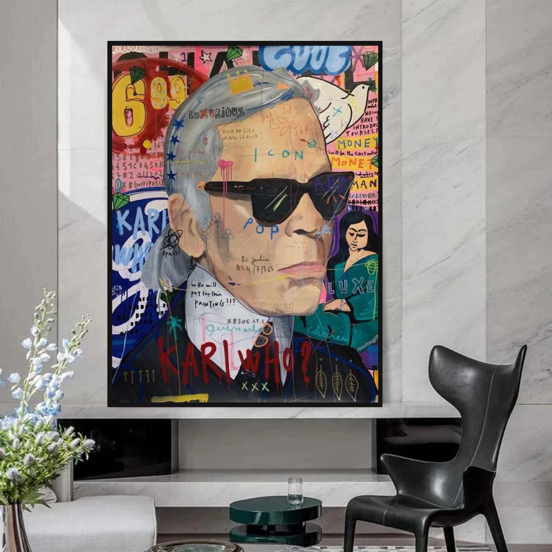 Karl Lagerfeld Poster: Exclusive Design and Style-ChandeliersDecor