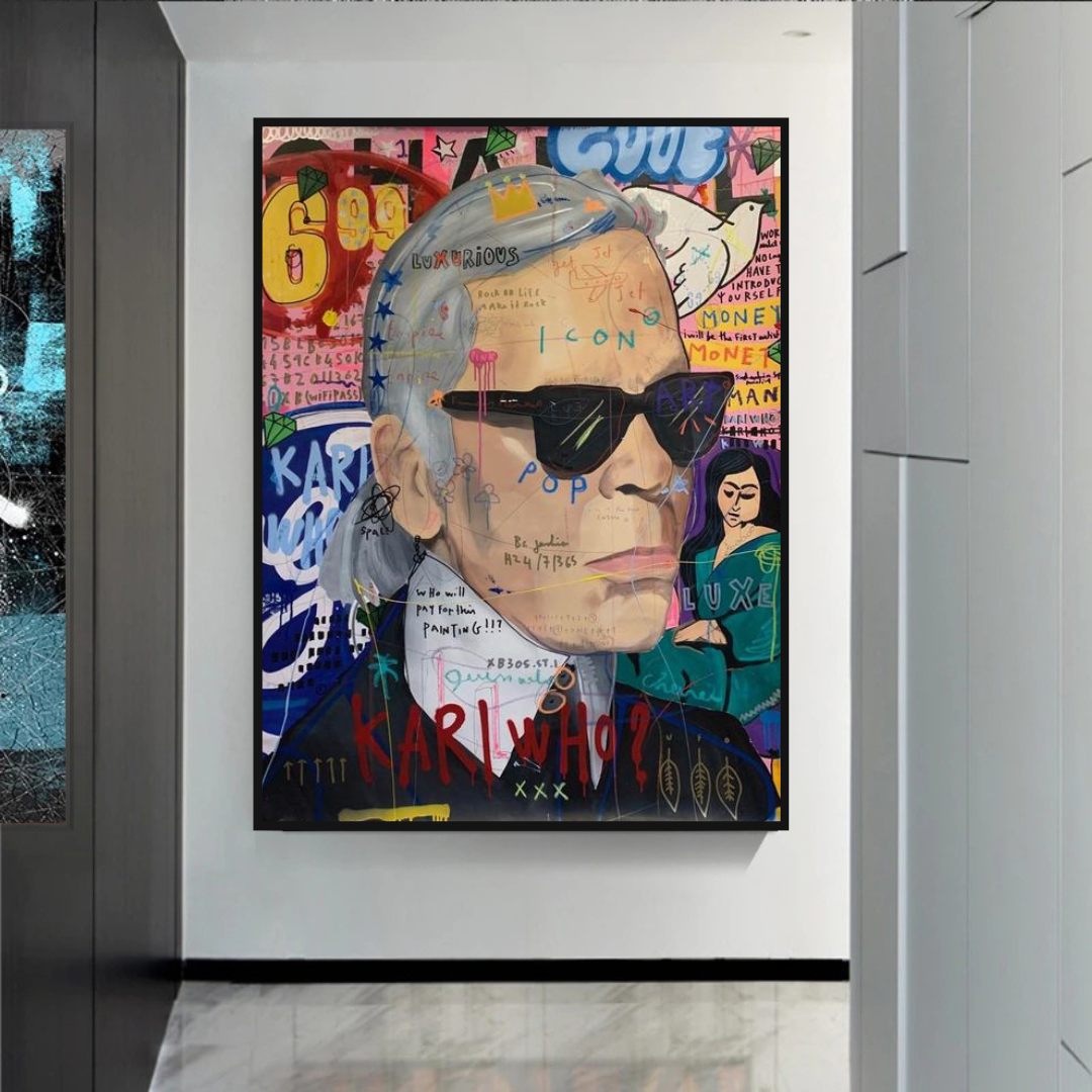 Karl Lagerfeld Poster: Exclusive Design and Style-ChandeliersDecor