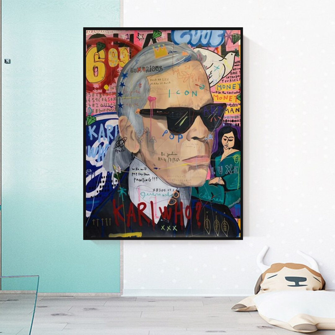 Karl Lagerfeld Poster: Exclusive Design and Style-ChandeliersDecor