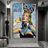 Kate Moss Art by Alec Monopoly - Limited Edition-ChandeliersDecor