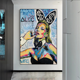 Kate Moss Art by Alec Monopoly - Limited Edition-ChandeliersDecor